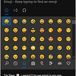 How To Open Emoji Picker In Windows 10 | Techy Nicky